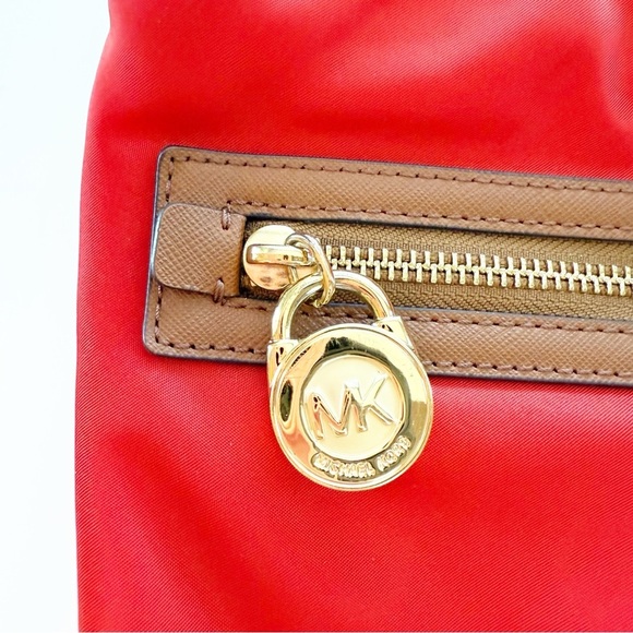 MICHAEL KORS Kempton Red Crossbody Bag Purse - Picture 4 of 12